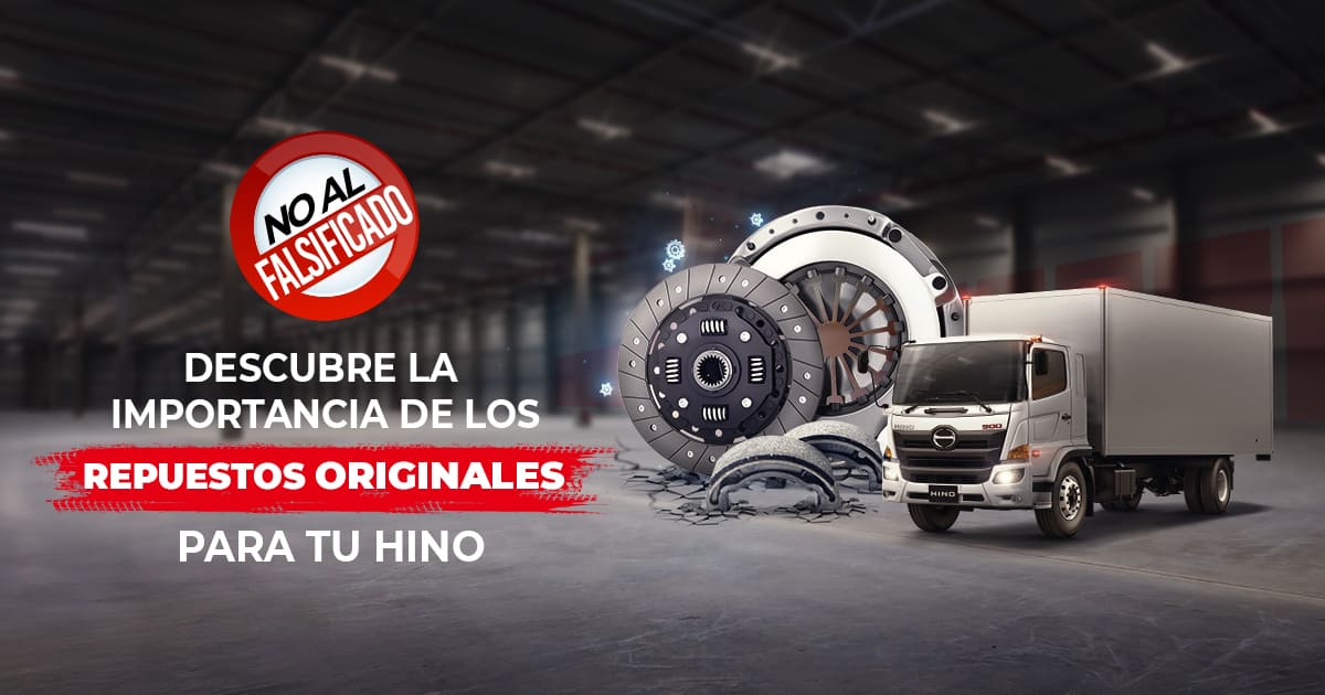 Equivalente Anfibio Traición Importancia de los repuestos originales para tu Hino | Hino Perú