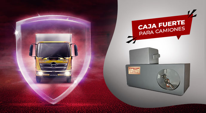Caja fuerte para camiones, un sistema de seguridad que puedes equipar en tu unidad Hino para resguardarte de los robos