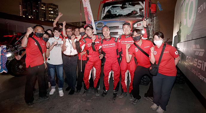 Hino Team Sugawara en el Dakar 2022