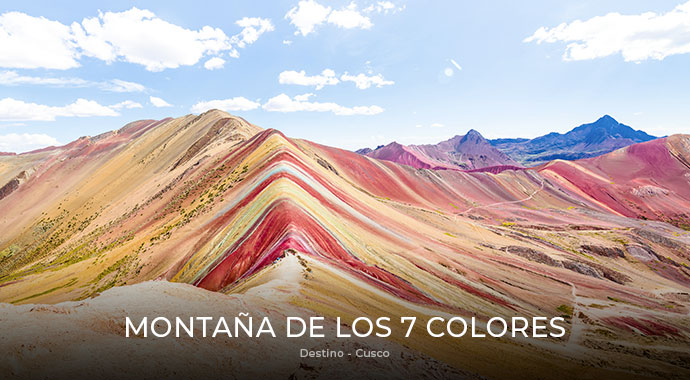 Majestuosa montaña de los 7 colores