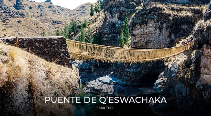 Historico puente colgante de Q’eswachaka.