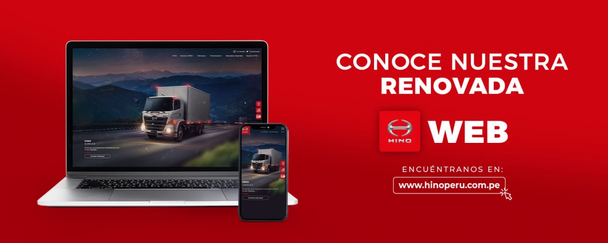 conoce nuestra nueva web Hino