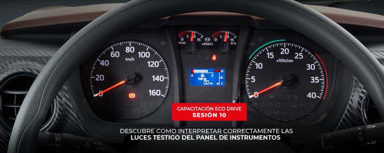 Capacitación EcoDrive Hino Sesión 10: Cómo interpretar las luces testigo del panel de instrumentos