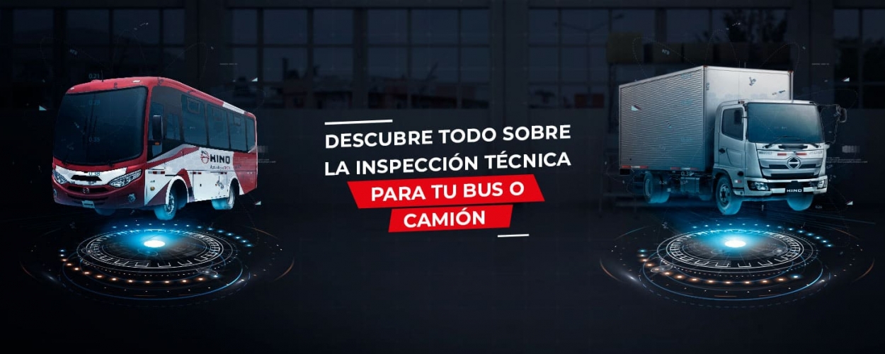  Aquí encontrarás todo sobre la revisión técnica vehicular para tu bus o camión Hino