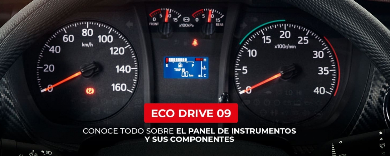 Sesión 9 Eco Drive Virtual: Conoce todo sobre el panel de instrumentos y sus componentes de tu Hino