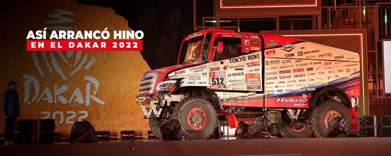 Dakar 2022: Hino Team Sugawara participa de la ceremonia inaugural