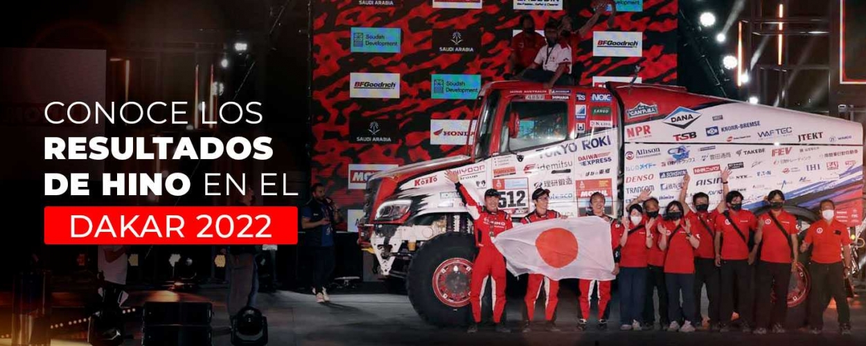 Descubre cómo le fue a Hino Team Sugawara en el Dakar 2022