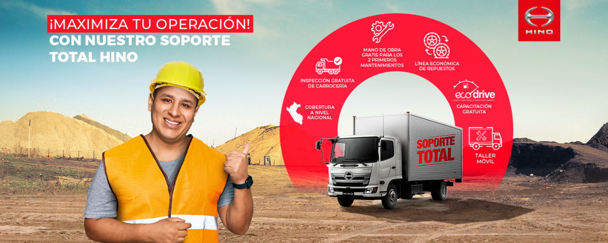 Maximiza la operación de tu camión con nuestro Soporte Total Hino