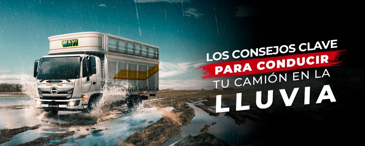 Consejos para conducir un camión en la lluvia