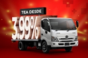 Hino y MAF te ofrecen una TEA desde 3.99% para que financies tu Hino Dutro