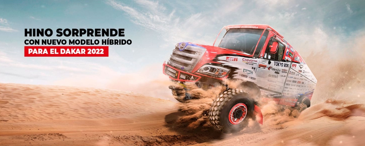 Hino dakar camion hibrido Rally 2022