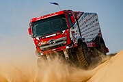 Desafiando el Dakar 2024:El equipo Hino se mantiene fuerte en las etapas 6 y 7